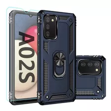 Funda Azul Galaxy A02s De Grado Militar