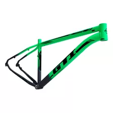 Quadro Bicicleta Aro 29 Gti Roma Alumínio Mtb Cores Cor Verde Cinza Tamanho Del Quadro 17