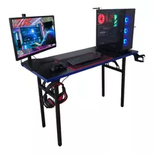 Escritorio Plegable Gamer Patas De Fierro 120 Cm