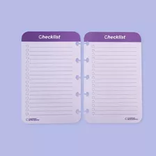 Checklist Caderno Inteligente 120g 40 Folhas Ciri1010