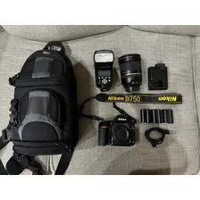  Nikon D750 Novissima Com Kit 24-70 Somente Entrega