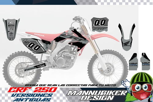 Honda Crf250 Kit De Stickers Calcas Vinil Laminado Glossy Foto 5