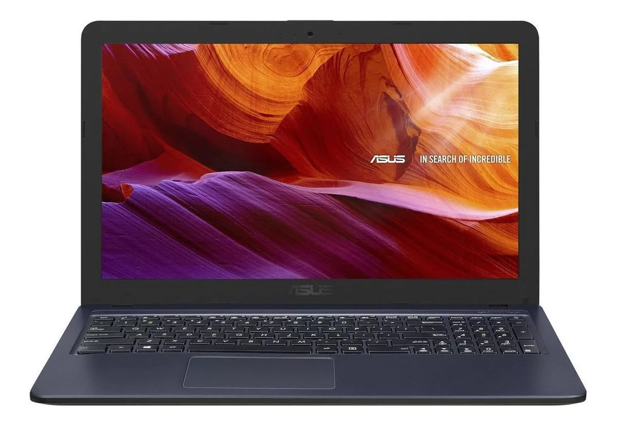 Notebook Asus Vivobook X543ua Cinza-oscura 15.6 , Intel Core I3 7020u  4gb De Ram 256gb Ssd, Intel Hd Graphics 620 1366x768px Windows 10 Home