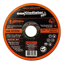 Disco De Corte De 4 1/2 Gladiador Caja Con 50 Pzas