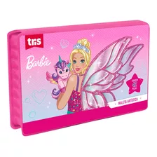 Maleta Artística Escolar Pintura Colorir Barbie Tris 42 Pcs