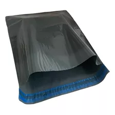 Saco Plástico Cinza 32x40 - 100 Un Resistente Sedex Correios
