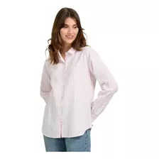 Camisa Manga Larga Lino Mujer Brooksfield Moda Bm3008