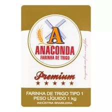 Farinha De Trigo Tipo 1 Anaconda Premium Pacote 1kg