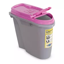 Dispensador Y Contenedor De Alimento Para Perro Y Gato 3.5l