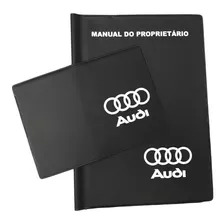 Capa Porta Manual Do Proprietario Audi + Carteira Doc