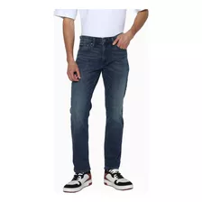 Jeans Slim Azul High Rise De Hombre Calvin Klein