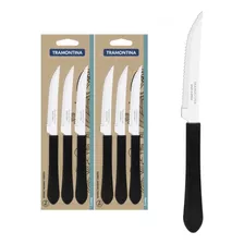 Conjunto De Facas Churrasco Leme Preto 6 Peças - Tramontina