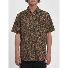 Camisa Layne Ss Hombre Multicolor Volcom