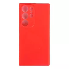 Capa Silicone Aveludada Forro Interno Para Galaxy S24 Ultra