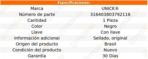 (1) Tapn Gasolina C/llave Citroen C5 99/08 Unick Foto 3