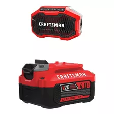 Craftsman Altavoz Bluetooth V20 Con Batería De Iones De Liti