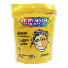 Papel Machê Acrilex 100g Atóxico