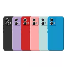 Funda Para Motorola G84 De Silicona Con Felpa Antigolpe