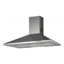 Campana Extractora De Cocina De Pared Marca Cata V600 Inox Ancho 60 Cm Tipo Piramidal Decorativa De Acero Inoxidable. Alta Extracción 620m3/hr. 3 Velocidades. Filtros De Aluminio Lavables.