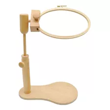 Tablero Bordado Cuello Soporte Marco De Madera Ajustable De