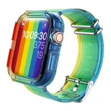 Correa Para Applewatch Silicona Vintage A 38/40/41mm Multico