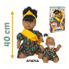 Brinquedo Boneca Ayana Negra Menina