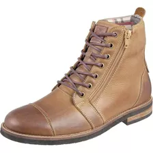 Bota Coturno Masculino Couro Urbano Shoes Grand