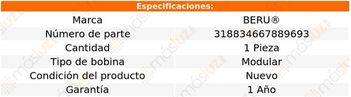 1- Bobina Modular 207 Compact L4 1.6l 09 Beru Foto 3