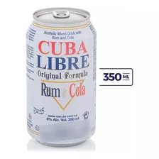 Six Pack Coctel Cuba Libre Lata 350 Ml 8 - mL a $46
