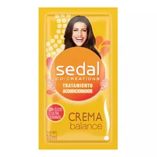 Acondicionador Sedal Co-creations Crema Balance En Sobre De 10ml Por 1 Unidad