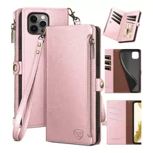 Xcasebar Funda Tipo Cartera Para iPhone 13 Pro Max De 6.7 Pu