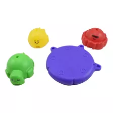 Animales Flotantes Set Baño Bebe Juego Didactico Color Risa