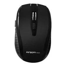 Mouse Inalambrico Argom 2.4g Black Color Negro