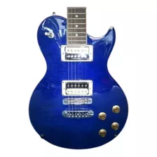 Aria Pe Elite Les Paul Con Duncan Design Transparent Blue