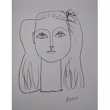 Copia De Linóleo Picasso Retrato Niña