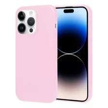 Funda Case Para iPhone 12 Pro Jelly Pearl Rosa Antishock