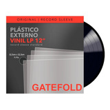 100 Plásticos Externos 0,20 Grosso P/ Lp Vinil Capa Gatefold