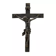 Imagem Crucifixo Barroco De Borracha 39cm