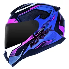 Capacete Feminino Norisk Razor Speedmax Roxo Preto Branco Tamanho Do Capacete 56 Cor Roxo