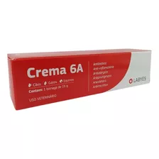 Crema 6a Labyes Para Perros Y Gatos Antibiotica 15g 