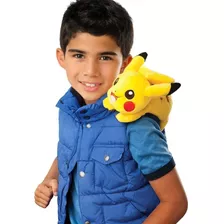 Pelucia Pikachu De Ombro Stitch - Chamander (s/ Luz E Som) 