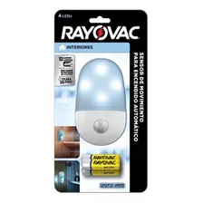 Linterna Led Y Sensor Movimiento Rayovac Incluye 3 Pilas C Color De La Linterna Blanco Color De La Luz Fria/dia