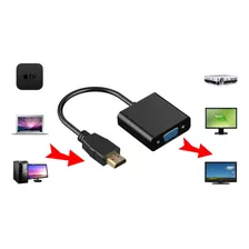 Convertidor De Adaptador Hdmi Para Monitor De Tv Vga