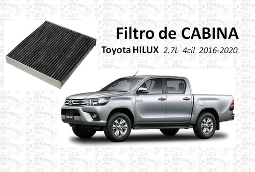 Filtro De Cabina Toyota Hilux 2016-2020 Foto 3