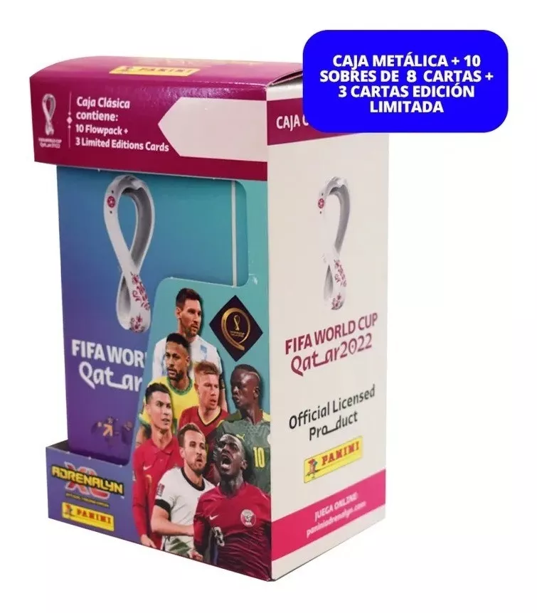 Fifa World Cup Qatar 2022 Adrenalyn Xl - Tin Box Clásica.