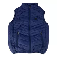 Colete Feminino Txc Custom Puffer Azul Bordado Ref. 5071