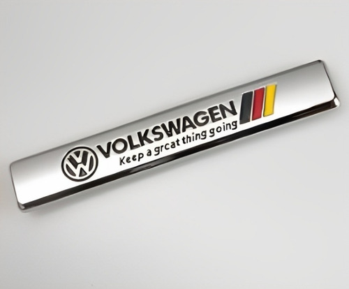 Foto de Emblema Metlico Volkswagen Jetta Bora Gol Golf Voyage Fox