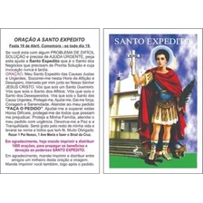 Milheiro Santinho Santo Expedito Oração Promessa 2000 Unid