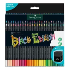 50 Lapices Colores Black Edition (super Soft) Faber Castell