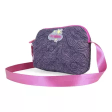 Bolsa Crossbody Para Niña Cloe Girls Textil Con Rubber Color Rosa